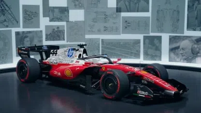 Ferrari present&oacute; una decoraci&oacute;n especial para Lewis Hamilton y Charles Leclerc en el GP de Estados Unidos de F1