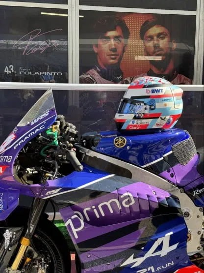 Alpine unió a Colapinto y MotoGP Alpine unió a Colapinto y MotoGP