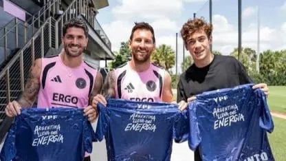 Colapinto y Messi en Miami Colapinto y Messi en Miami