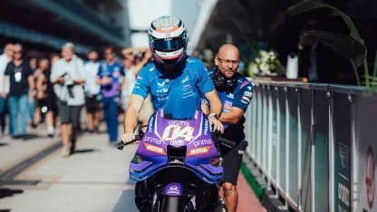 Colapinto y una experiencia inolvidable con una MotoGP Colapinto y una experiencia inolvidable con una MotoGP