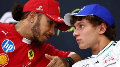 Hamilton y Antonelli en conferencia