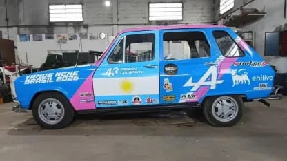 Tres amigos en Renault 6: la travesía que harán para ver a Colapinto Tres amigos en Renault 6: la travesía que harán para ver a Colapinto