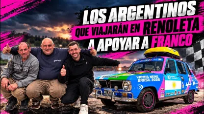 De Esperanza a Brasil en un Renault 6 por Colapinto