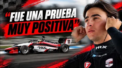 De Tullio prob&oacute; junto a Palou y se ilusiona de cara al futuro