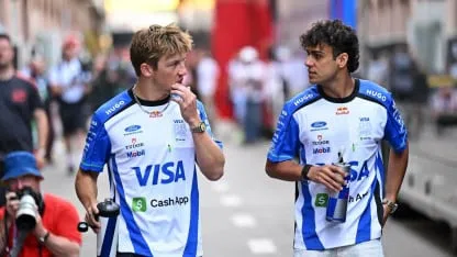 Liam Lawson y Arvid Lindblad