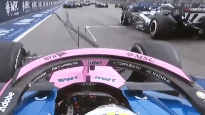 Así fue la largada de Colapinto en el GP de Estados Unidos de F1 Así fue la largada de Colapinto en el GP de Estados Unidos de F1