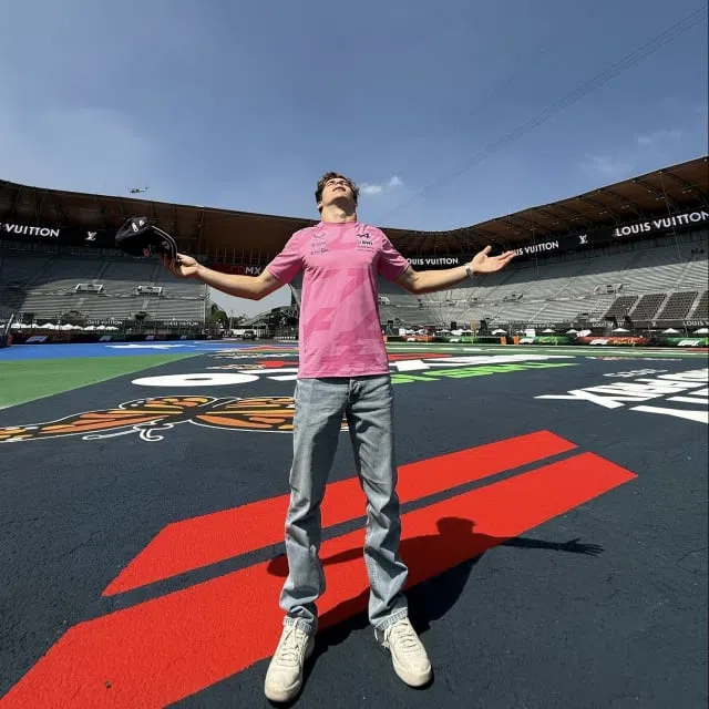 Hola Franco: Colapinto llegó al paddock del Gran Premio de México de F1 - Carburando