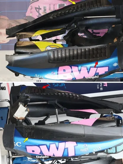 Modificaciones en el Alpine A526