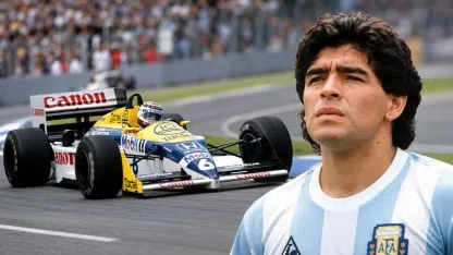 La invitaci&oacute;n de Williams que recibi&oacute; Maradona en 1987