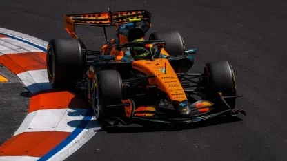 Lando Norris domin&oacute; la FP3 del GP de M&eacute;xico