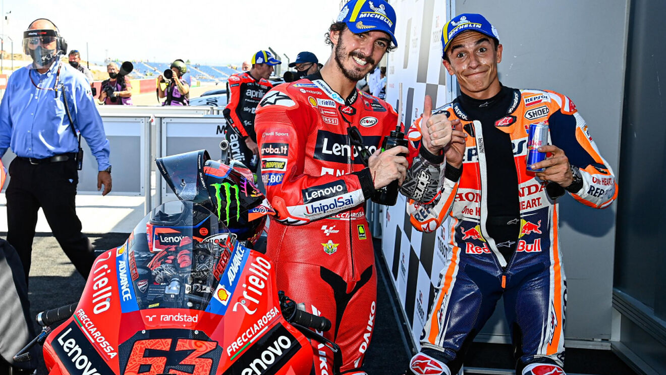 Bagnaia: "Ganar mi primera carrera as&iacute; es m&aacute;s lindo"