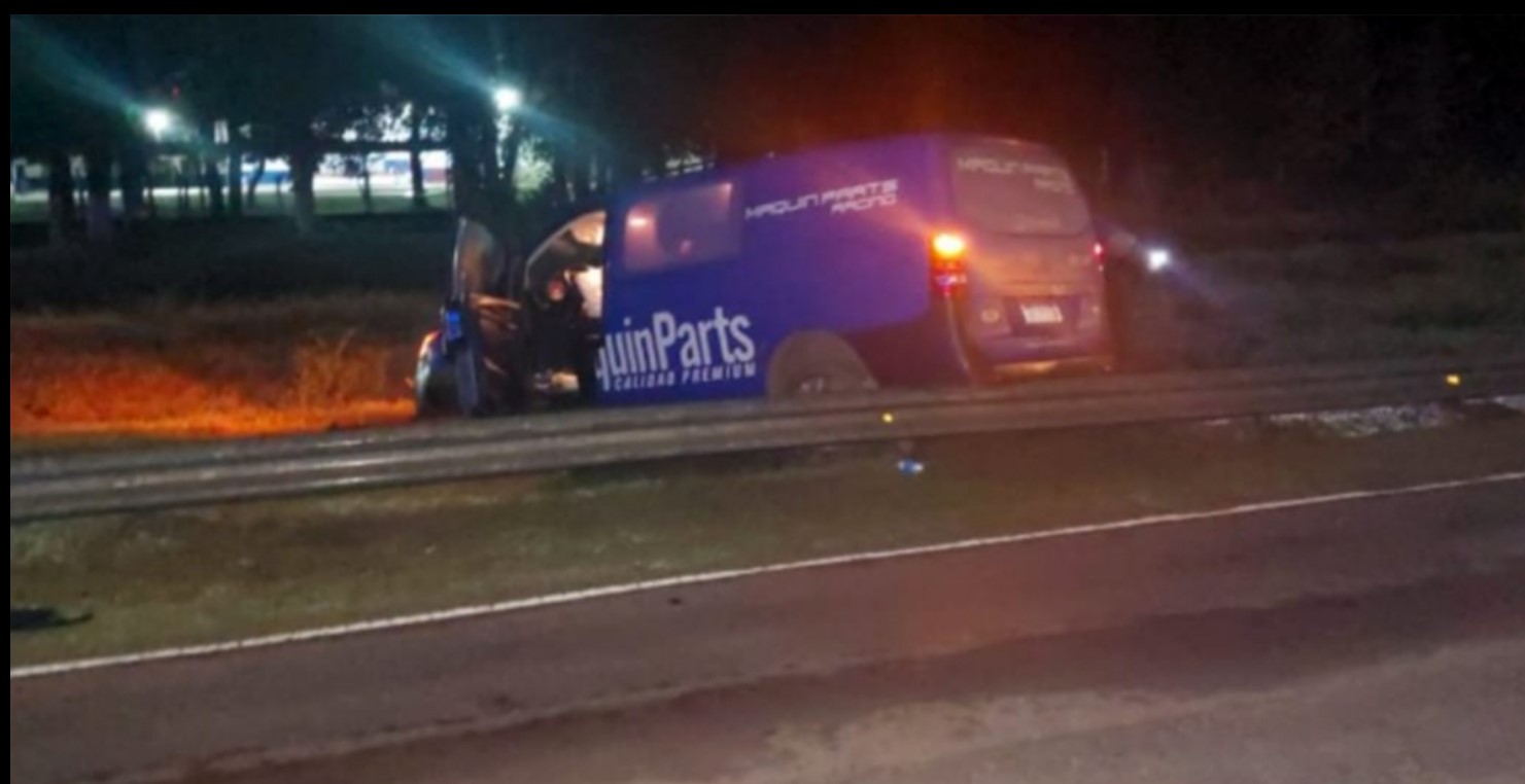 Un accidente tras la carrera de TC Un accidente tras la carrera de TC