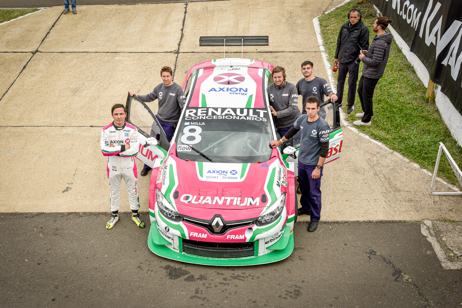 Milla logr&oacute; su primera pole en el TC2000 en Rafaela