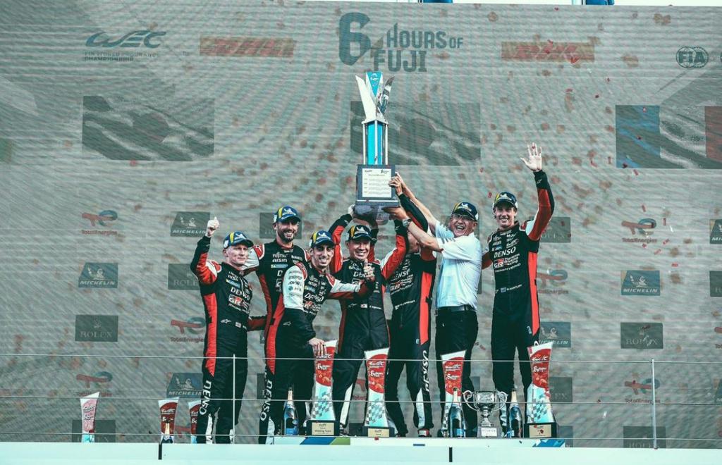 WEC: Pechito L&oacute;pez protagonista del 1-2 de Toyota en las 6 Horas de Fuji