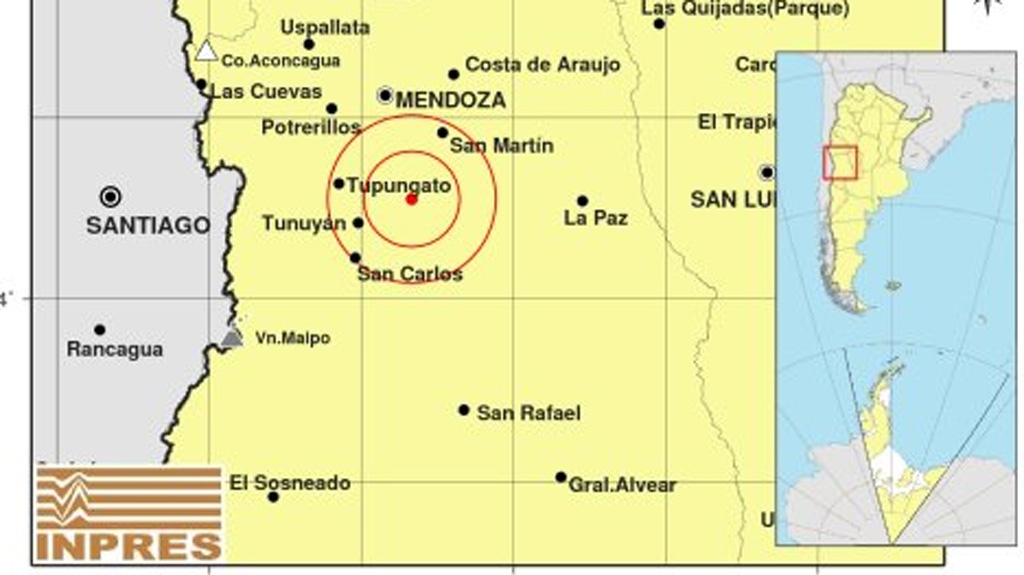 Mendoza, sacudida por un fuerte sismo Mendoza, sacudida por un fuerte sismo