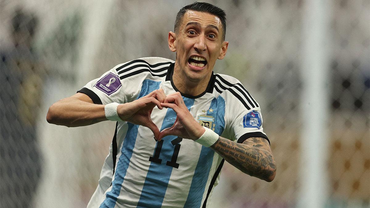 El pálpito de Di María, en lo que fue la previa del encuentro entre Argentina y Francia El pálpito de Di María, en lo que fue la previa del encuentro entre Argentina y Francia
