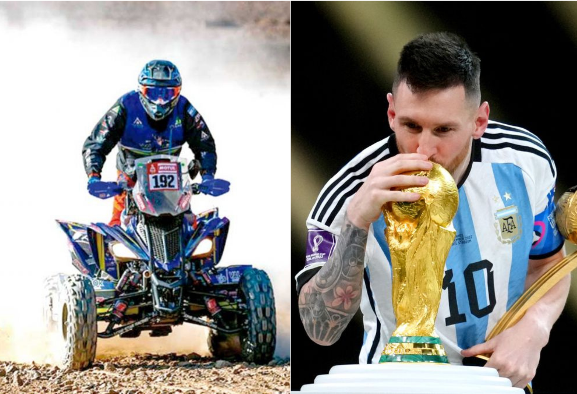 La frase de la Scaloneta que incentiva a Moreno Flores en el Dakar 2023 La frase de la Scaloneta que incentiva a Moreno Flores en el Dakar 2023
