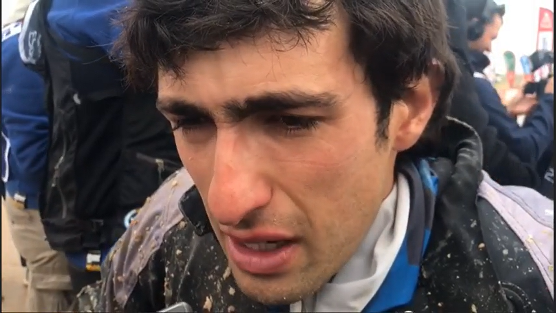 Moreno Flores, emocionado tras el podio: "El trofeo es para toda la gente de Argentina"