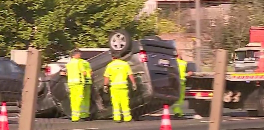 Accidente en la Panamericana: 4 veh&iacute;culos protagonizaron un choque m&uacute;ltiple