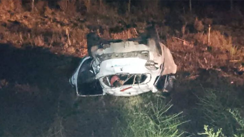 Fatal accidente en la Ruta 2: un hombre falleció tras volcar con su vehículo Fatal accidente en la Ruta 2: un hombre falleció tras volcar con su vehículo