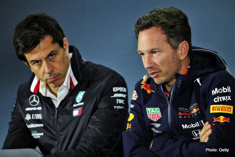 ¡Bronca en la F1! explosiva discusión entre Toto Wolff y Christian Horner ¡Bronca en la F1! explosiva discusión entre Toto Wolff y Christian Horner