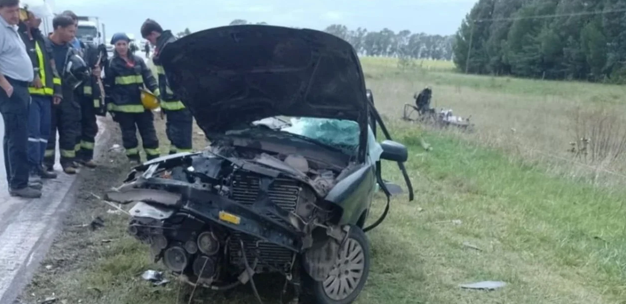 Accidente fatal en la ruta 3: una mujer muri&oacute; tras chocar de frente contra un cami&oacute;n