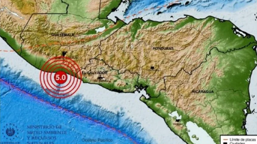 Un fuerte sismo sacudi&oacute; a El Salvador y Guatemala