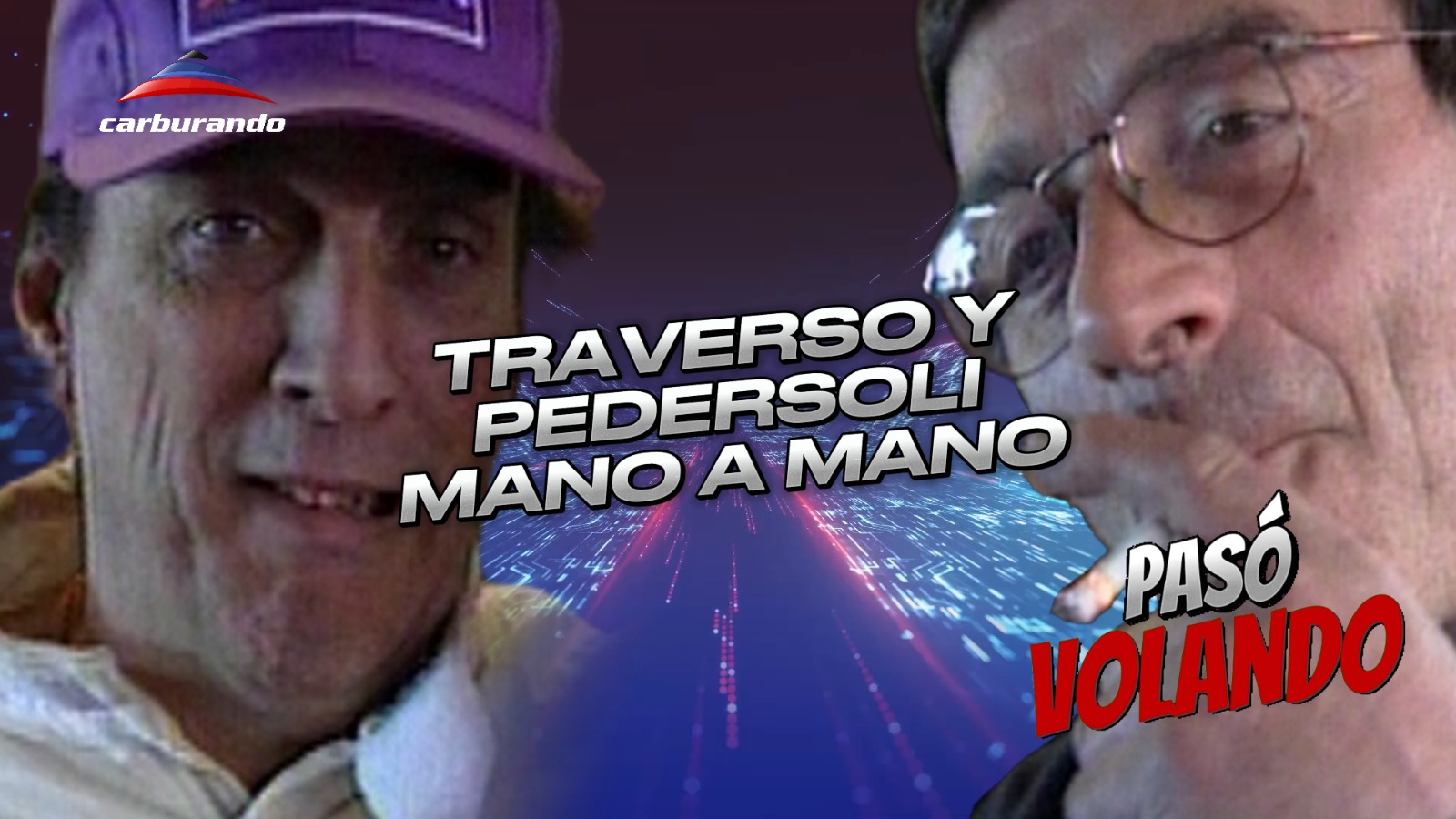 Traverso y Pedersoli, mano a mano en Pasó Volando Traverso y Pedersoli, mano a mano en Pasó Volando