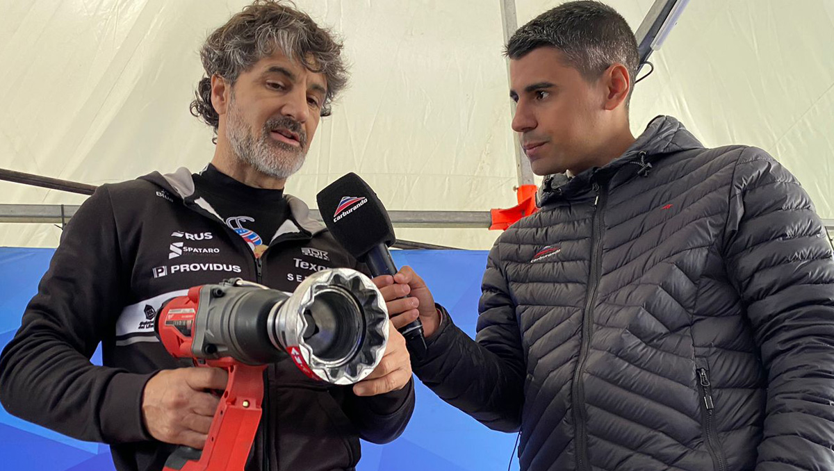 TC: Spataro devel&oacute; todos los detalles que no se ven del cambio de neum&aacute;tico
