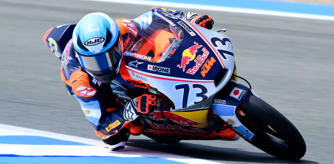 Valent&iacute;n Perrone tras su primer triunfo en la MotoGP Rookie Cup: "Lleg&oacute; la esperada victoria"