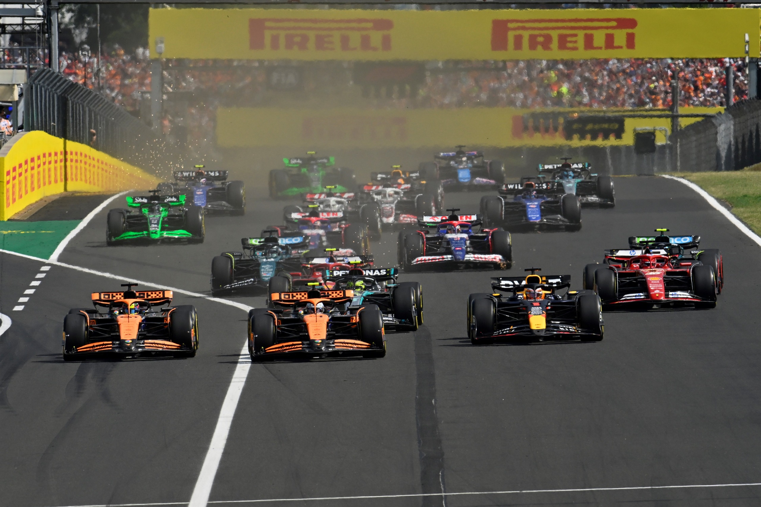 F1: la pol&eacute;mica largada entre Verstappen y Norris, desde otro &aacute;ngulo