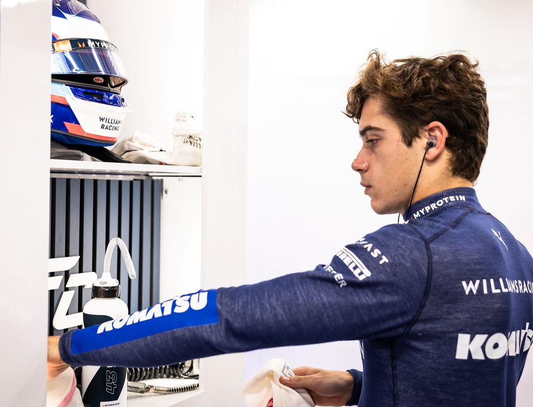 F1: Colapinto se mete de lleno en la f&aacute;brica de Williams antes del GP de Estados Unidos