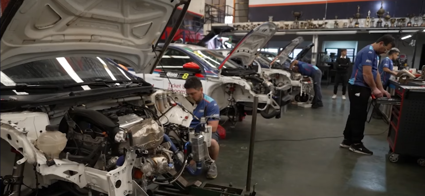 TCR South America: así es el taller del PMO Racing TCR South America: así es el taller del PMO Racing