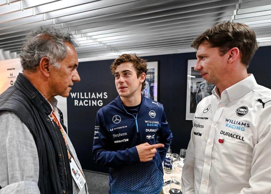F1: Daniel Scioli se encontr&oacute; con Franco Colapinto en el GP de Brasil