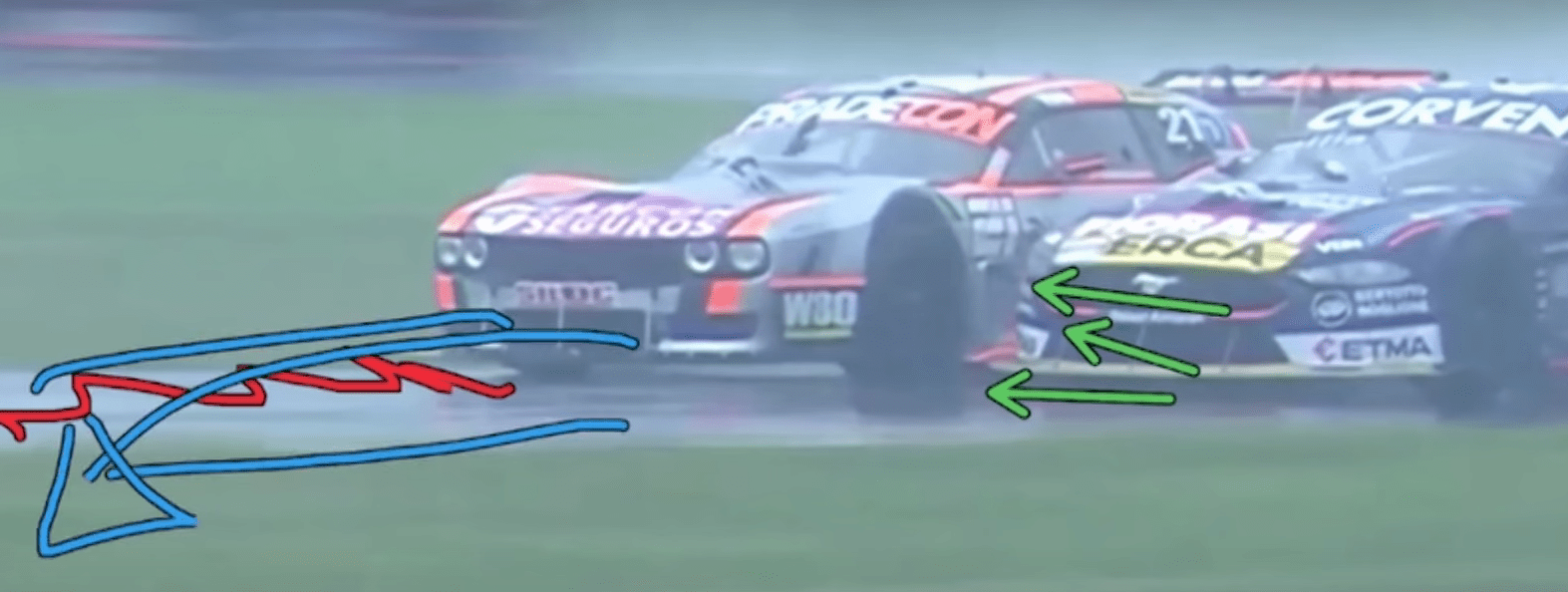 TC: el análisis del adelantamiento de Fritzler a Urcera bajo la lluvia en La Plata TC: el análisis del adelantamiento de Fritzler a Urcera bajo la lluvia en La Plata