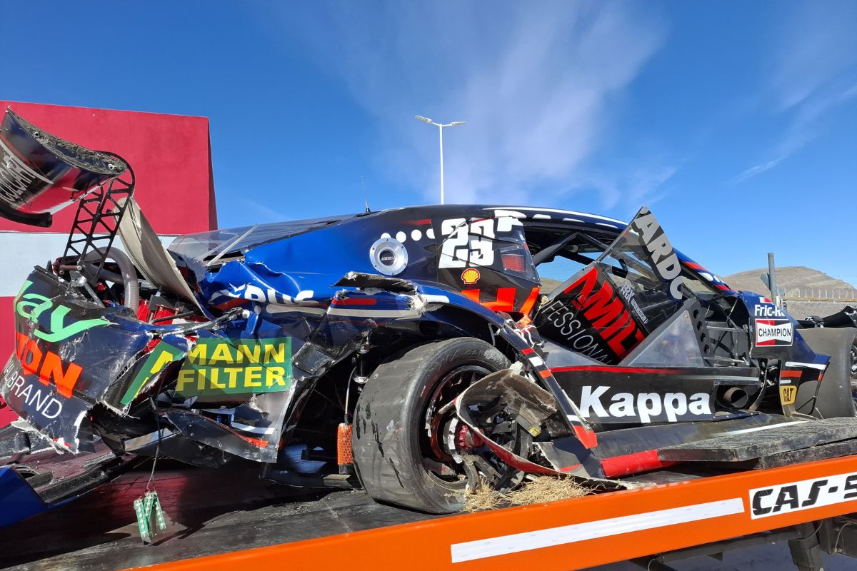 TC: Mazzacane llevó tranquilidad tras su duro choque: “Fue una desgracia con suerte” TC: Mazzacane llevó tranquilidad tras su duro choque: “Fue una desgracia con suerte”