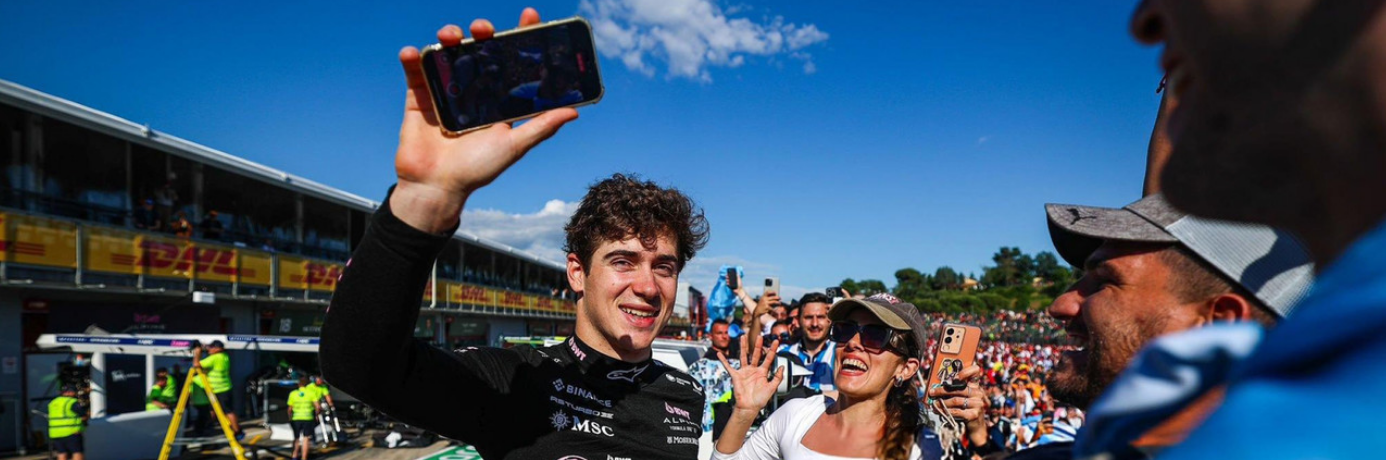 F1: la ovaci&oacute;n del p&uacute;blico argentino para Colapinto en la previa al GP de M&oacute;naco