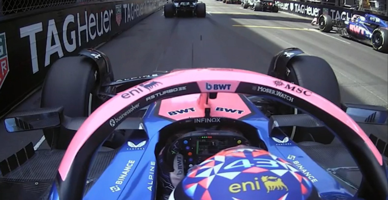 F1: &iexcl;Desde adentro! As&iacute; fue la largada de Colapinto en el GP de M&oacute;naco