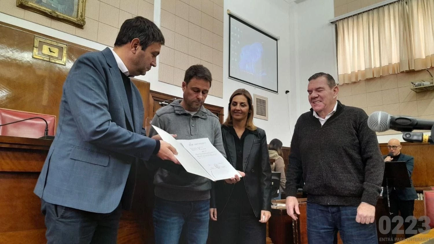 Mar del Plata: Reconocieron la trayectoria de Christian Ledesma