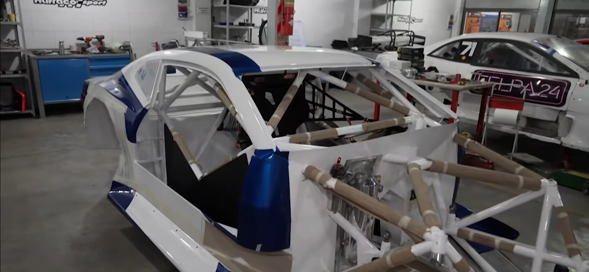 TC: el Alifraco Sport contin&uacute;a con el armado del Camaro de Quijada