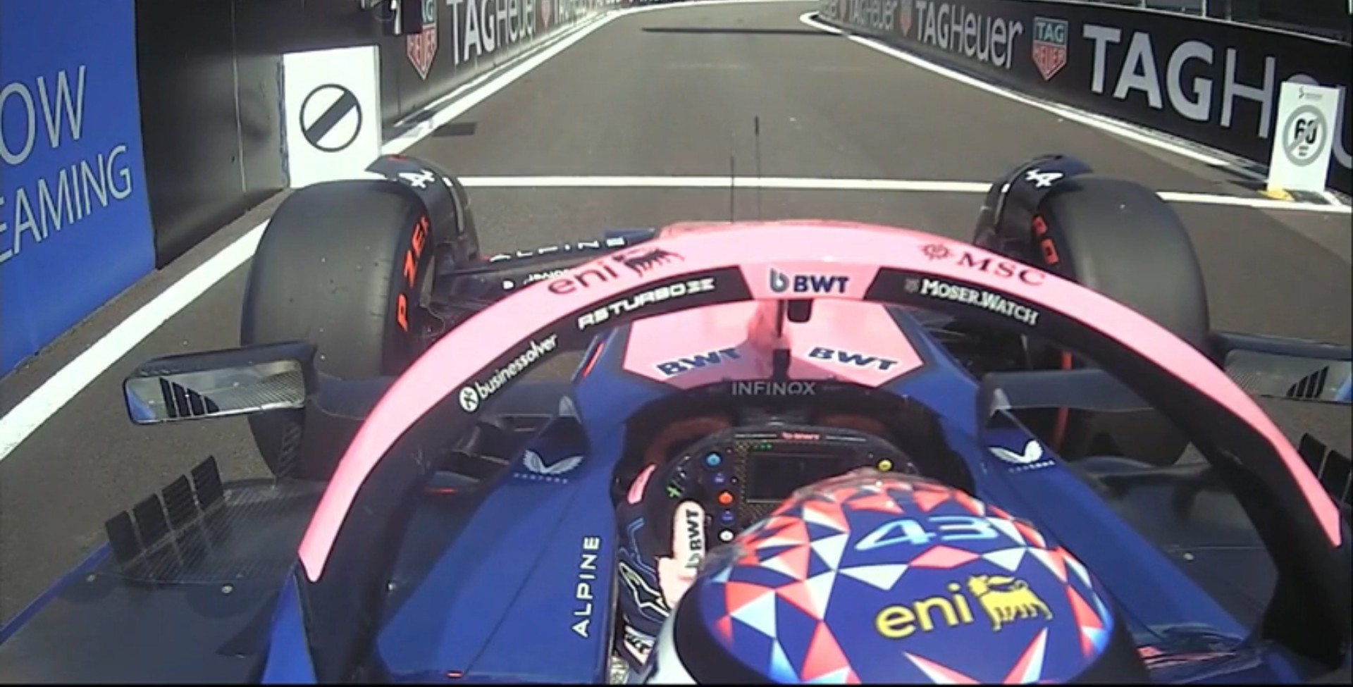 F1: as&iacute; fue la largada de Colapinto desde el Pit Lane en el Sprint del GP de B&eacute;lgica