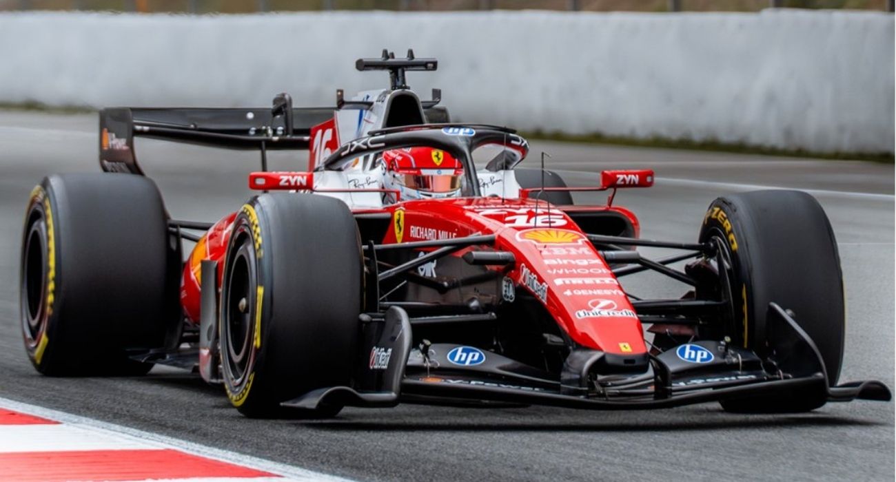 F1: Ferrari y Leclerc dominaron la mañana del viernes en Barcelona F1: Ferrari y Leclerc dominaron la mañana del viernes en Barcelona