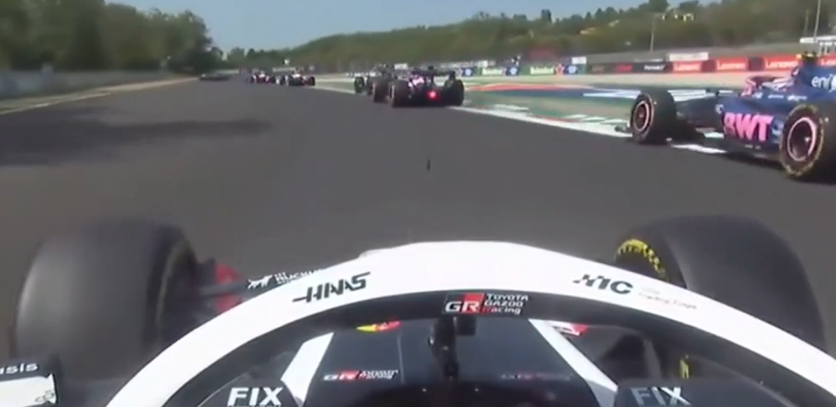 F1: &iexcl;Desde adentro! El momento que complic&oacute; el arranque de carrera para Colapinto en el GP de Hungr&iacute;a