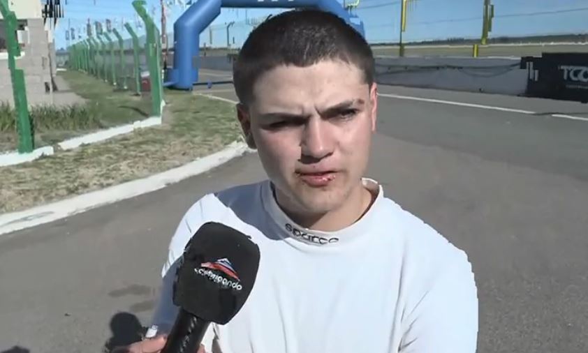 F&oacute;rmula Nacional: Renzo Sabatini, tras el fuerte accidente en Toay: "Estoy bien, pero muy triste"