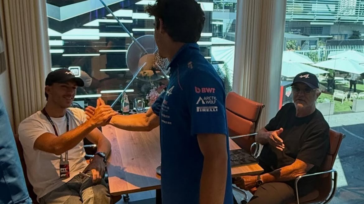 "Mis chicos", Briatore mostr&oacute; la intimidad de Alpine con Colapinto y Gasly en Monza