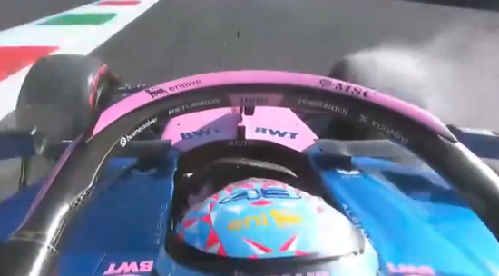 F1: Colapinto al l&iacute;mite en la FP2 del GP de Italia
