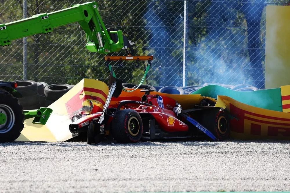 F1: el detalle clave que explica el accidente de Leclerc en Monza, ¿qué análisis hizo Ferrari? F1: el detalle clave que explica el accidente de Leclerc en Monza, ¿qué análisis hizo Ferrari?