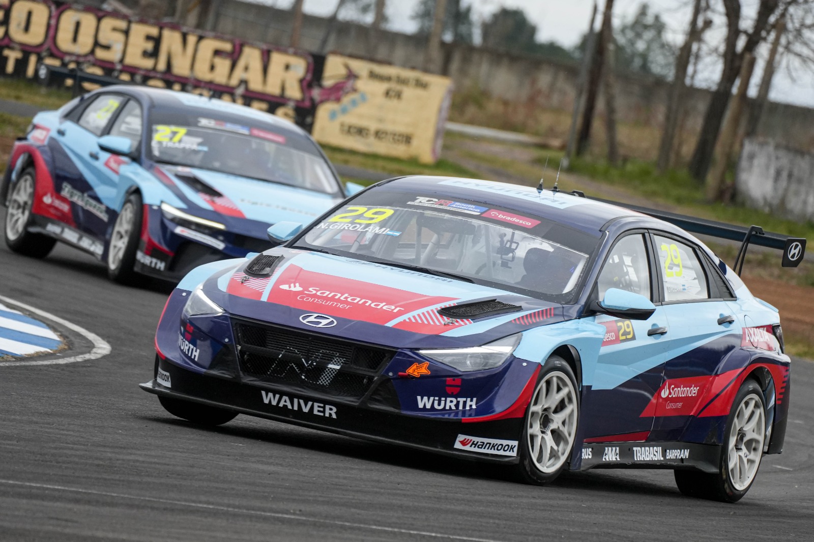 Girolami, el m&aacute;s r&aacute;pido del segundo ensayo del TCR South America en Posadas