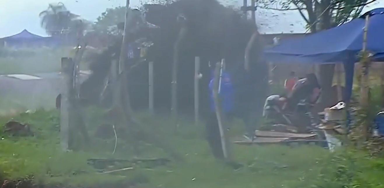 Fuerte golpe de Casella tras un toque de Trappa en Posadas