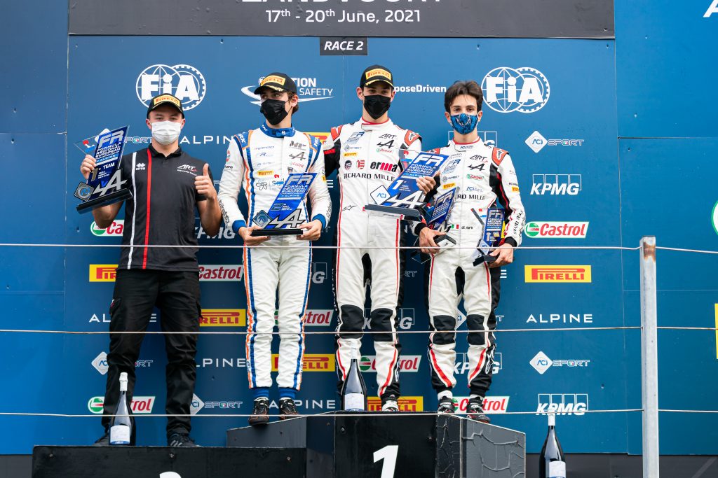 Podio de Franco Colapinto en Zandvoort Podio de Franco Colapinto en Zandvoort